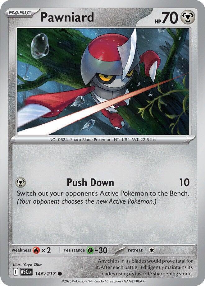 Ascended Heroes Pawniard [Ball] Pokémon card